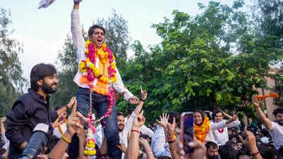 ABVP bags 3 posts as BJP celebrates victory, NSUI alleges vote-counting tampering DUSU election results: BJP hails ABVP's 'splendid victory'; Congress claim vote tampering