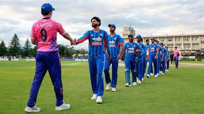 India beat Japan by 2 runs. (Pic credit: BCCI) India script history, become first team to register 200 T20I wins after edging Japan in thriller