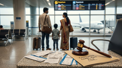 AI generated image used for representative purpose SpiceJet ordered to pay Rs 85,816 after delays make family miss connecting flight