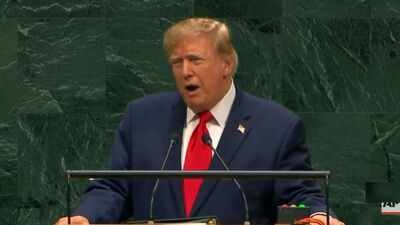 Trump speaks at UNGA 'I have made peace': Trump calls on all nations to impose complete blockade on Iran at UNGA