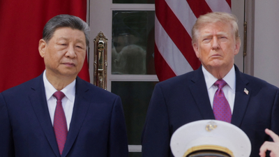 US President Donald Trump with Chinese President Xi Jinping Xi Jinping tests Donald Trump with 'Thucydides Trap'