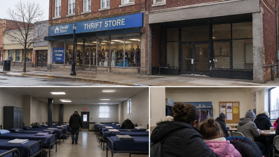 Representative Image (AI-generated) An Iowa rescue mission is closing its downtown thrift store and turning the retail floor into a 46-bed emergency shelter; the move will also free space for 25 beds for women and children