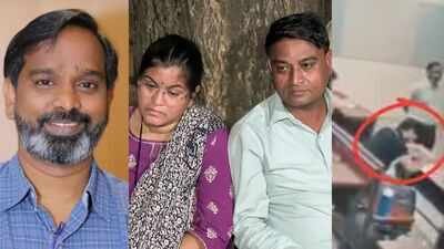 Professor Suryanarayana Doolla (L), Ravindra and Sonali Wakode (C) IIT-Bombay suicide case: Pattern lock keeps Sahil Wakode's iPhone inaccessible, prof Doolla’s statement not recorded yet