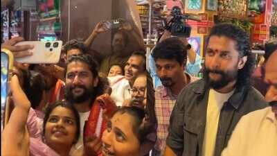 Nani seeks Goddess Kanaka Durga’s blessings in Vijayawada as 'The Paradise' nears Rs 150 crore gross in India