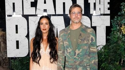 Brad Pitt and Ines de Ramon Brad Pitt and Ines de Ramon