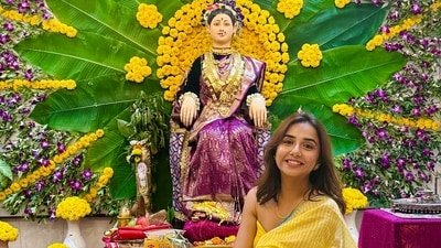 We look at Goddess Gauri as a special guest: Prajakta Koli on celebrating Gauri Pujan the Koli way We look at Goddess Gauri as a special guest: Prajakta Koli on celebrating Gauri Pujan the Koli way