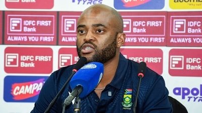 Temba Bavuma is a fan favourite in South Africa. (Pitamber Newar) Temba Bavuma is a fan favourite in South Africa. (Pitamber Newar)