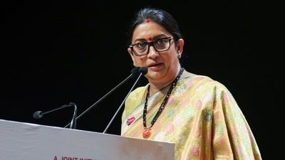 Smriti Irani reveals how she landed Kyunki Saas Bhi Bahu Thi 2 after Amethi defeat: ‘I’m unemployed’. ((ANI Photo/Neeraj)) Smriti Irani reveals how she landed Kyunki Saas Bhi Bahu Thi 2 after Amethi defeat: ‘I’m unemployed’. ((ANI Photo/Neeraj))