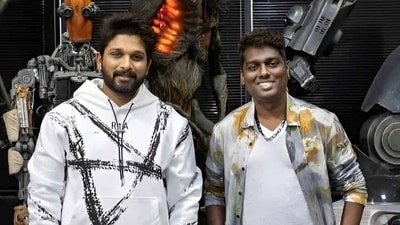 Allu Arjun and Atlee are working together in the sci-fi film Raaka.