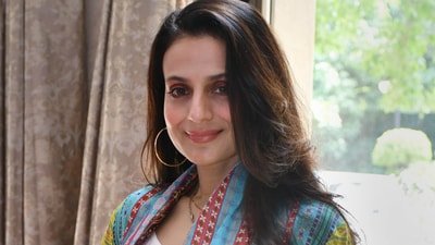 Ameesha Patel did an AMA session on X. (PTI) Ameesha Patel did an AMA session on X. (PTI)