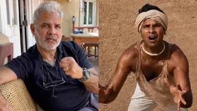 Amin Hajee played the role of Bagha in Lagaan.