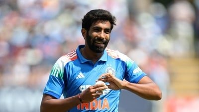 India's Jasprit Bumrah in action. (HT_PRINT)
