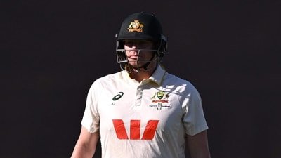 Steve Smith during the Test match vs Bangladesh. (AFP)