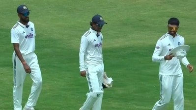India A wrapped up a comprehensive win in the first unofficial Test (Screengrab - JioHotstar) India A wrapped up a comprehensive win in the first unofficial Test (Screengrab - JioHotstar)