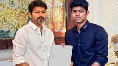 Vijay's son, Jason Sanjay, wants to become a director, and his debut film, Sigma, will be released soon.
