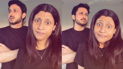 Konkona Sharma wished Amol Parashar on birthday in unique style. Konkona Sharma wished Amol Parashar on birthday in unique style.