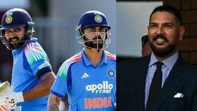 Yuvraj Singh has sent a message as Rohit Sharma, Virat Kohli's ODI World Cup 2027 future hangs in the balance (ANI/AFP) Yuvraj Singh has sent a message as Rohit Sharma, Virat Kohli's ODI World Cup 2027 future hangs in the balance (ANI/AFP)
