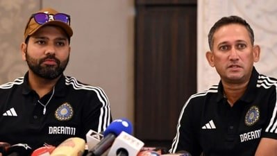 Clash over Rohit Sharma's ODI future was a big reason why Ajit Agarkar exited as chief selector (AFP) Clash over Rohit Sharma's ODI future was a big reason why Ajit Agarkar exited as chief selector (AFP)