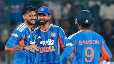 Indian team during the series against Afghanistan. (PTI)