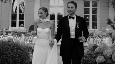 Cameron Fuller and Phoebe Dynevor married on September 5. in France. (Instagram)