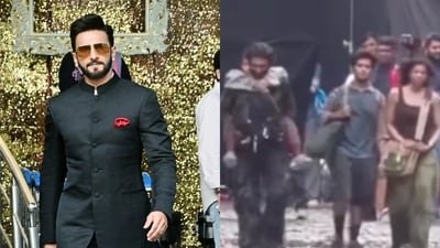 Ranveer Singh and Kalyani Priyadarshan's looks leaked from Pralay.
