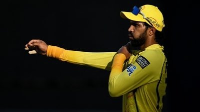 Ruturaj Gaikwad gestures during the IPL 2026 match between CSK and LSG. (AFP) Ruturaj Gaikwad gestures during the IPL 2026 match between CSK and LSG. (AFP)