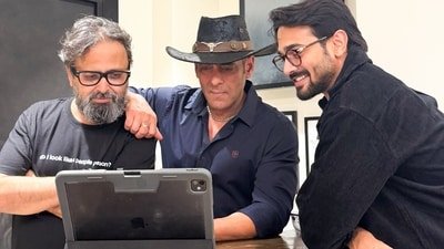 Bhuvan Bam takes The Revolutionaries to Salman Khan’s Galaxy, actor watches series with Nikkhil Advani. Bhuvan Bam takes The Revolutionaries to Salman Khan’s Galaxy, actor watches series with Nikkhil Advani.