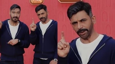 Sunil Grover turns Ajay Devgn in The Great Indian Kapil Show promo, fans say ‘more original than the original’. Sunil Grover turns Ajay Devgn in The Great Indian Kapil Show promo, fans say ‘more original than the original’.