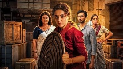 Taapsee Pannu celebrates Gandhari's success. Taapsee Pannu celebrates Gandhari's success.