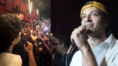 Actor Ali Fazal on his visit to a multiplex in Lucknow where he interacted with fans (Photos: HT)