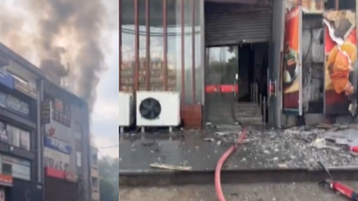 A fire broke out in a three-storey building housing a Haldiram's outlet in northwest Delhi's Model Town area 30 rescued after fire breaks out in multi-storey building housing Haldiram’s outlet in Delhi’s Model Town