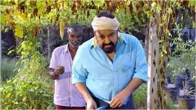 A look INSIDE Mohanlal's organic garden at his Elamakkara home: Actor grows bitter gourd, tomatoes, okra and more - VIDEO