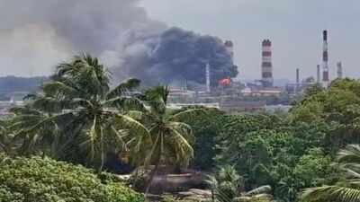 A loud explosion-like sound was reported from the Mangalore Refinery and Petrochemicals Ltd premises on Wednesday. Blast at MRPL refinery sends loud boom across Mangaluru, thick smoke billows; casualties suspected