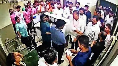A Shiv Sena leader was arrested after a hospital ruckus involving injured Govindas Shiv Sena leader Rahul Gharat arrested in Palghar hospital doctor assault case