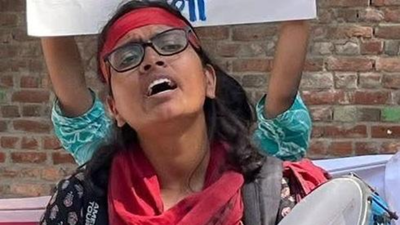 DU law student and labour activist Aakriti Choudhary Allahabad high court drops NSA against DU student over Noida stir, but she’ll stay in jail