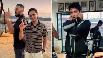 Photo/screengrab 'Pehli ball te lappa nahi maaranga': Yuvraj Singh's hilarious birthday post for Abhishek Sharma
