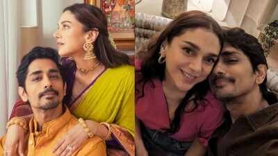 Inside Aditi Rao Hydari, Siddharth's 4000 sq feet home in Chennai which is all things whimsical, poetic, romantic, bedroom has floral motifs