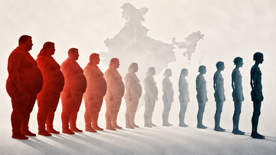 AI generated image for representational purpose India sees rise in both overweight and underweight