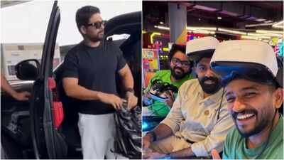 Allu Arjun and Basil Joseph meet again in Mumbai_ Arun Anirudhan's cryptic post sparks AA24 buzz. Allu Arjun and Basil Joseph meet again in Mumbai? Arun Anirudhan's cryptic post sparks AA24 buzz; netizens connect the dots