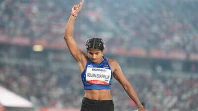 Asian Games: Ancy Sojan misses long jump gold by 2cm, Shaili Singh loses bronze on final attempt