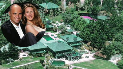 Andre Agassi and Steffi Graf bought a 3.5-acre California estate for $23 million; after four years on the market, it sold for $20 million following an initial $24.5 million listing