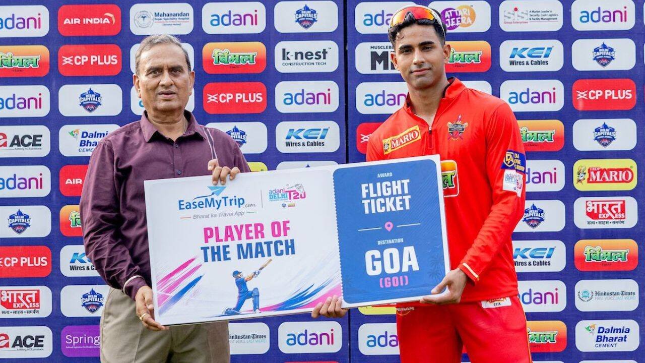 Anshuman Hooda player of the match
