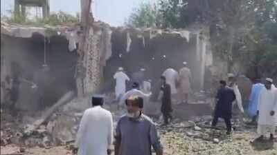Pakistan bomb blast Explosive-laden truck rams into mosque in Pakistan's Kohat; 16 dead