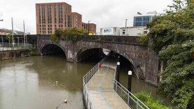 Bristol’s £9.7 million floating walkway was originally planned to serve a music arena. (Photo: SWNS) Bristol spends £9.7 million on 400m Harbour Walkway, planned for £2.5 million to link Temple Meads to an arena now moved to Filton; it instead connects the station to Bristol’s £500 million campus
