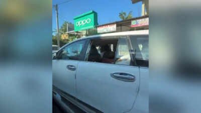Congress convoy 'attacked' in Assam Convoy of Congress leaders 'attacked' in Assam, Gaurav Gogoi claims stone-pelting by BJP workers