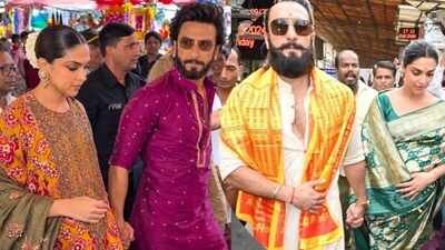 Pic: Twitter Deepika Padukone and Ranveer Singh's temple visit sparks buzz about 'Baby no 2 coming soon'; fans wish actress safe delivery