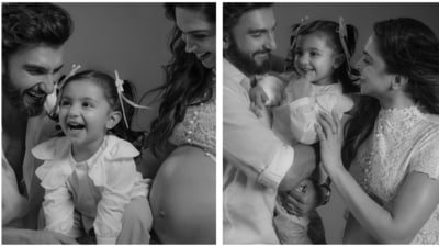 Deepika Padukone flaunted her baby bump in the latest maternity shoot. Deepika Padukone flaunted her baby bump in the latest maternity shoot.