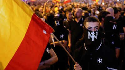 The protests follow the mass crossing of migrants from Morocco into Ceuta on July 30 and 31 (Photo: Reuters). Watch: Over 50,000 protesters gather in Madrid over Spain's handling of Cueta migrant crisis
