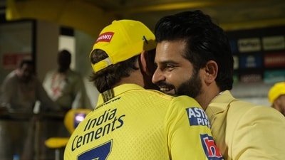 MS Dhoni and Suresh Raina. (CSK X)