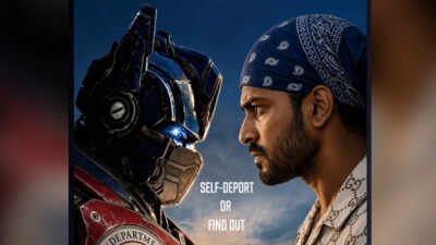 The poster was shared by US DHS on its X account ‘Get off our roads, Mr Singh’: US homeland security poster ignites backlash over targeting of Sikhs